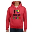 thumbnail image 1 of MmF - Big Girls Hoodies and Sweatshirts, up to Big Girls Size 24 - Autism Awareness, 1 of 5