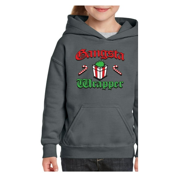 MmF - Big Girls Hoodies and Sweatshirts, up to Big Girls Size 24 - Christmas Wrapper