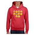 thumbnail image 1 of MmF - Big Girls Hoodies and Sweatshirts, up to Big Girls Size 24 - Emoji Entourage, 1 of 5