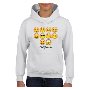 MmF - Big Girls Hoodies and Sweatshirts, up to Big Girls Size 24 - Emoji Entourage