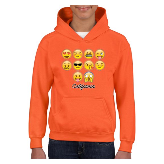 MmF - Big Girls Hoodies and Sweatshirts, up to Big Girls Size 24 - Emoji Entourage