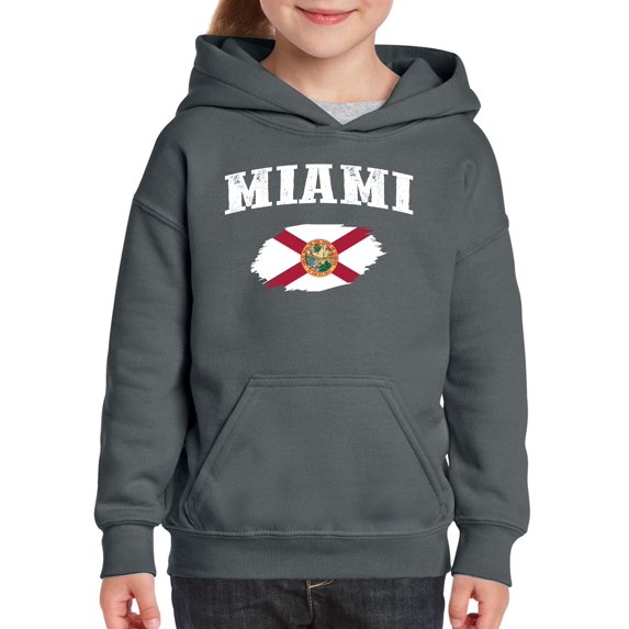 MmF - Big Girls Hoodies and Sweatshirts, up to Big Girls Size 24 - Miami