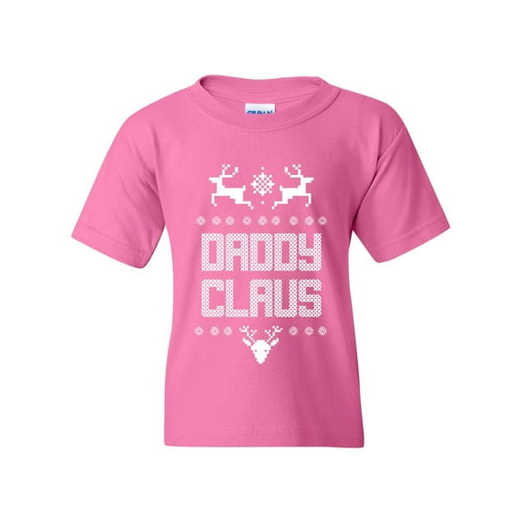 MmF - Big Girls T-Shirts and Tank Tops - Christmas Santa Claus Daddy