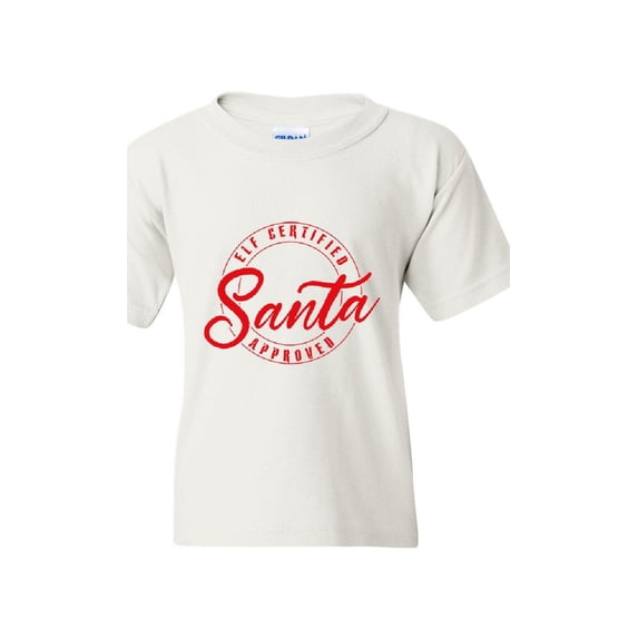 MmF - Big Girls T-Shirts and Tank Tops - ELF CERTIFIED SANTA APPROVED XMAS