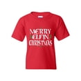 thumbnail image 1 of MmF - Big Girls T-Shirts and Tank Tops - Merry Christmas ELF in Green, 1 of 5