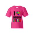 thumbnail image 1 of MmF - Big Girls T-Shirts and Tank Tops, up to Big Girls Size 24 - Autism Awareness, 1 of 5