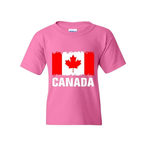 MmF - Big Girls T-Shirts and Tank Tops, up to Big Girls Size 24 - Canada Flag