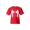 thumbnail image 1 of MmF - Big Girls T-Shirts and Tank Tops, up to Big Girls Size 24 - Cancer Ribbon, 1 of 5