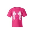 thumbnail image 1 of MmF - Big Girls T-Shirts and Tank Tops, up to Big Girls Size 24 - Cancer Ribbon, 1 of 5