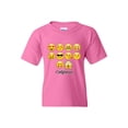 thumbnail image 1 of MmF - Big Girls T-Shirts and Tank Tops, up to Big Girls Size 24 - Emoji Entourage, 1 of 5