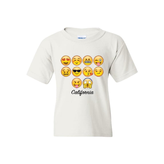 MmF - Big Girls T-Shirts and Tank Tops, up to Big Girls Size 24 - Emoji Entourage