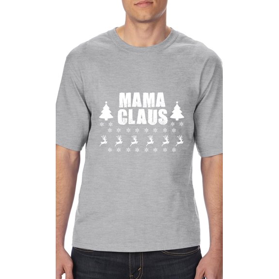 MmF - Big Men's T-Shirt - Christmas Mama Claus