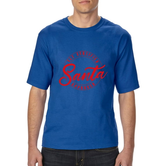 MmF - Big Men's T-Shirt - ELF CERTIFIED SANTA APPROVED XMAS