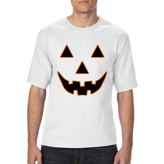 MmF - Big Men's T-Shirt - Halloween Jack O' Lantern Pumpkin Face
