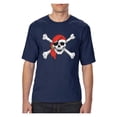 thumbnail image 1 of Big Men's T-Shirt - Jolly Roger Skull & Crossbones, 1 of 5