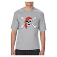 thumbnail image 1 of Big Men's T-Shirt - Jolly Roger Skull & Crossbones, 1 of 5