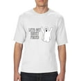 thumbnail image 1 of MmF - Big Men's T-Shirt - Halloween Let`s Get Sheet Faced Ghost, 1 of 5
