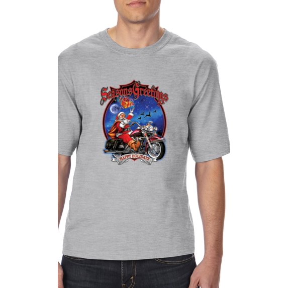 MmF - Big Men's T-Shirt - SEASONS GREETINGS HAPPY HOLIDAYS