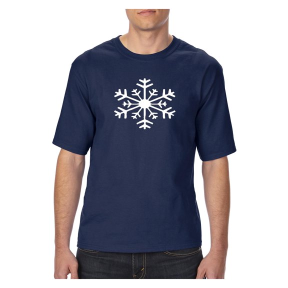 MmF - Big Men's T-Shirt - Snowflake Christmas New Year