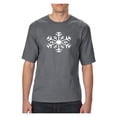 thumbnail image 1 of MmF - Big Men's T-Shirt - Snowflake Christmas New Year, 1 of 5