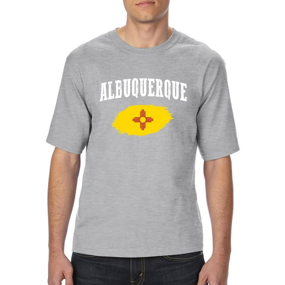 MmF - Big Men's T-Shirt, up to Tall Size 3XLT - Albuquerque