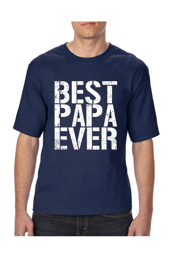 MmF - Big Men's T-Shirt, up to Tall Size 3XLT - Best Papa