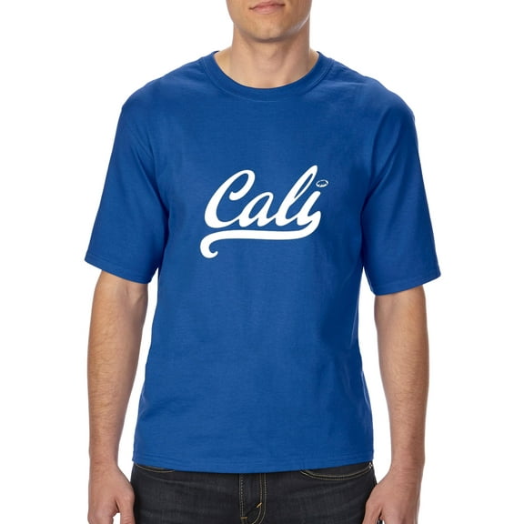 MmF - Big Men's T-Shirt, up to Tall Size 3XLT - California Cali