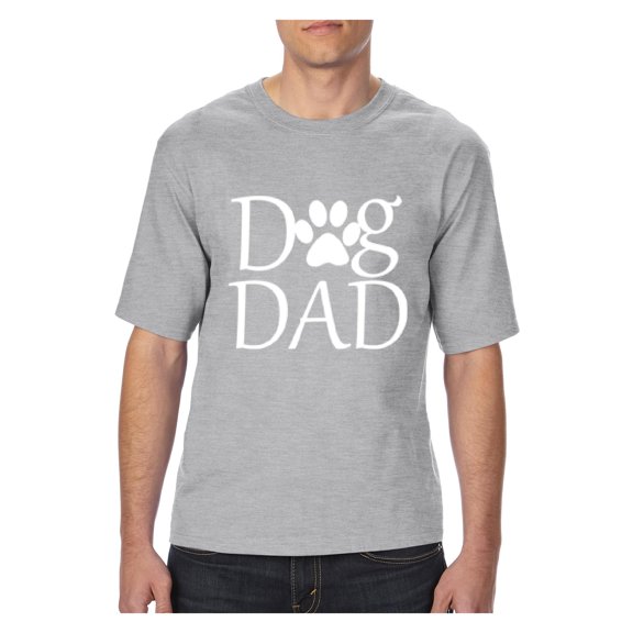 MmF - Big Men's T-Shirt, up to Tall Size 3XLT - Dog Dad