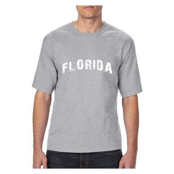 MmF - Big Men's T-Shirt, up to Tall Size 3XLT - Florida