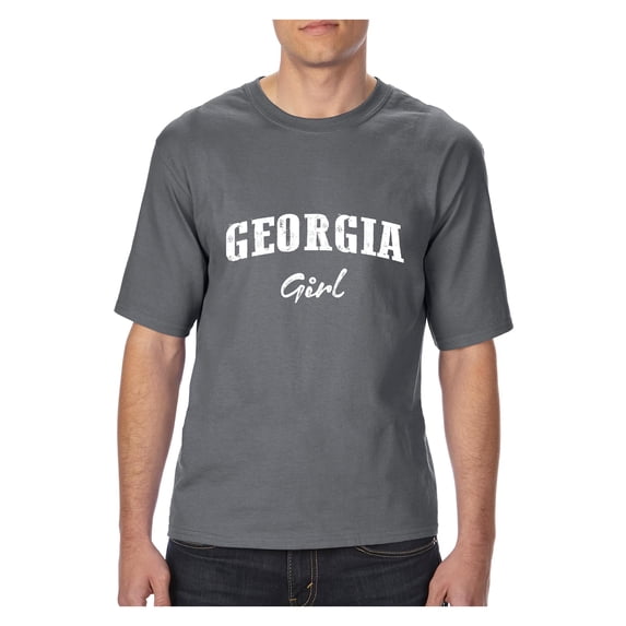 MmF - Big Men's T-Shirt, up to Tall Size 3XLT - Georgia Girl