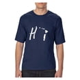 thumbnail image 1 of MmF - Big Men's T-Shirt, up to Tall Size 3XLT - Hawaii, 1 of 5