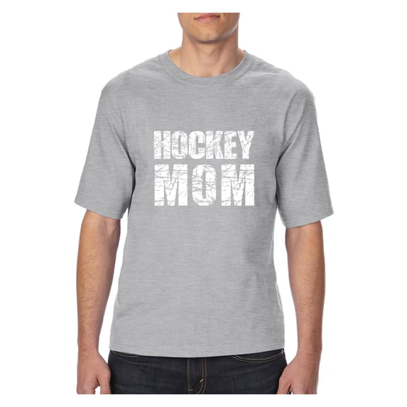 MmF - Big Men's T-Shirt, up to Tall Size 3XLT - Hockey Mom