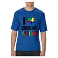 thumbnail image 1 of MmF - Big Men's T-Shirt, up to Tall Size 3XLT - I Love Someone With Autism, 1 of 5