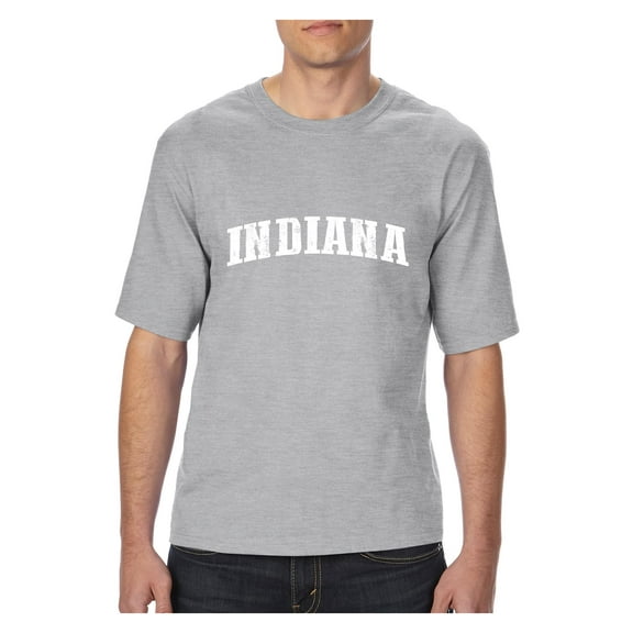 MmF - Big Men's T-Shirt, up to Tall Size 3XLT - Indiana