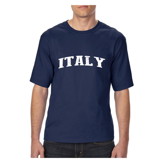 MmF - Big Men's T-Shirt, up to Tall Size 3XLT - Italy