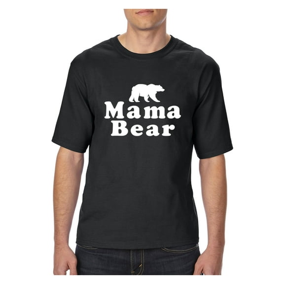 MmF - Big Men's T-Shirt, up to Tall Size 3XLT - Mama Bear