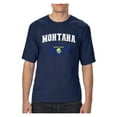 thumbnail image 1 of MmF - Big Men's T-Shirt, up to Tall Size 3XLT - Montana Flag Billings, 1 of 5