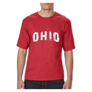 MmF - Big Men's T-Shirt, up to Tall Size 3XLT - Ohio