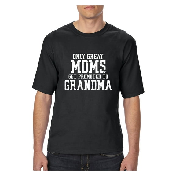 MmF - Big Men's T-Shirt, up to Tall Size 3XLT - Promoted to Grandma