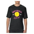 thumbnail image 1 of MmF - Big Men's T-Shirt, up to Tall Size 3XLT - Softball Girl, 1 of 5