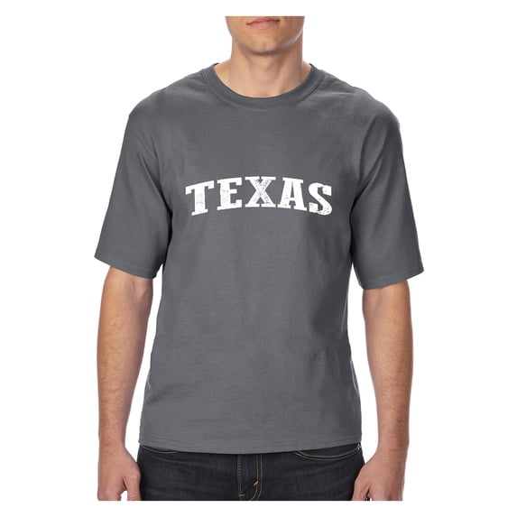 MmF - Big Men's T-Shirt, up to Tall Size 3XLT - Texas