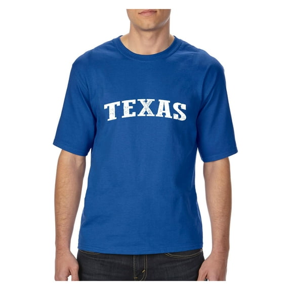 MmF - Big Men's T-Shirt, up to Tall Size 3XLT - Texas