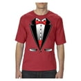 thumbnail image 1 of MmF - Big Men's T-Shirt, up to Tall Size 3XLT - Tuxedo Prom Costume, 1 of 5