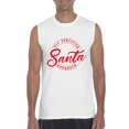 thumbnail image 1 of MmF - Men's Graphic T-Shirt Sleeveless - ELF CERTIFIED SANTA APPROVED XMAS, 1 of 5