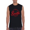thumbnail image 1 of MmF - Men's Graphic T-Shirt Sleeveless - ELF CERTIFIED SANTA APPROVED XMAS, 1 of 5