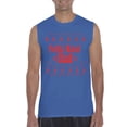 thumbnail image 1 of MmF - Men's Graphic T-Shirt Sleeveless - Feliz Navidad in Black, 1 of 5
