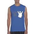 thumbnail image 1 of MmF - Men's Graphic T-Shirt Sleeveless - Halloween Let`s Get Sheet Faced Ghost, 1 of 5