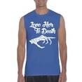 thumbnail image 1 of MmF - Men's Graphic T-Shirt Sleeveless - Halloween Love Her to Death Matching Halloween Couple, 1 of 5