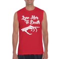 thumbnail image 1 of MmF - Men's Graphic T-Shirt Sleeveless - Halloween Love Her to Death Matching Halloween Couple, 1 of 5