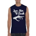 thumbnail image 1 of MmF - Men's Graphic T-Shirt Sleeveless - Halloween Love Her to Death Matching Halloween Couple, 1 of 5
